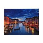 Name:LED+30fiber canvas art - Venice Products Size:30*40cm, frame thickness 1.5cm N.w./G.w.:4.5/5.2 kg Material: MDF+CANVAS Color: Multicolor Battery: 2XAA (excluded)