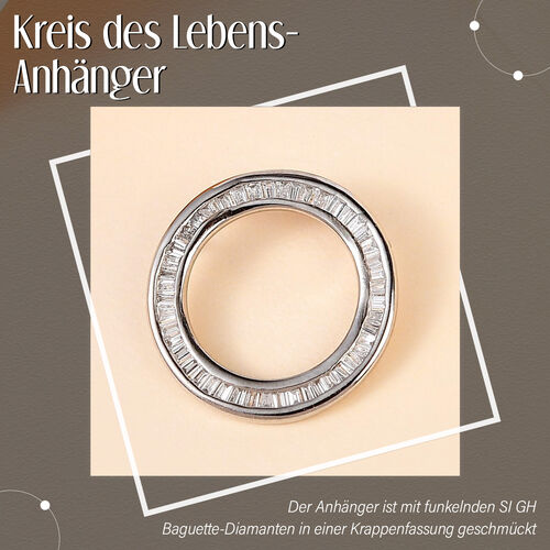 SI GH Diamant Anhänger in 950 Platin - 0,25 ct. image number 1