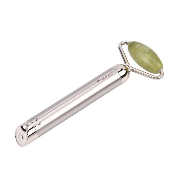 Serpentinengr&uuml;n Gesichtsroller-Massageger&auml;t mit Doppelkopf 2 Kugeln zur Hautstraffung und -festigung image number 13