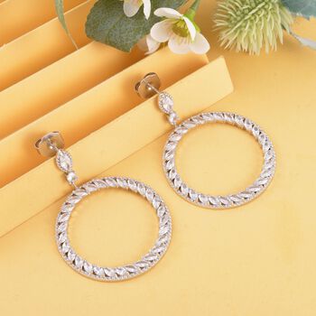 Wei&szlig;e Zirkonia Ohrringe