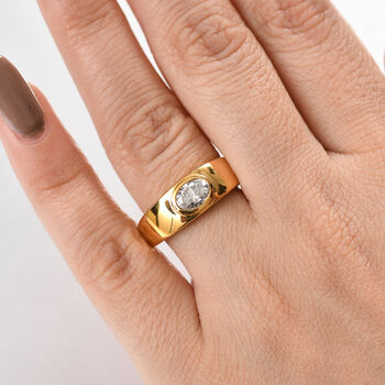 Moissanit Ring - 0,80 ct.