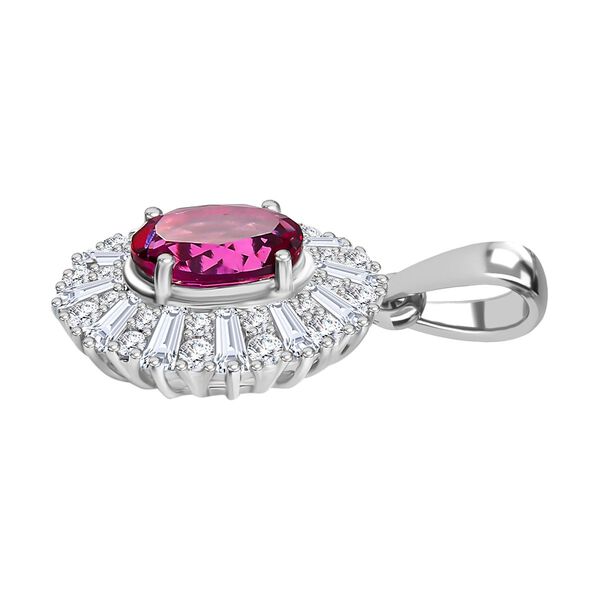 Labor roter Beryll und Zirkon-Anhänger - 2,23 ct. image number 4