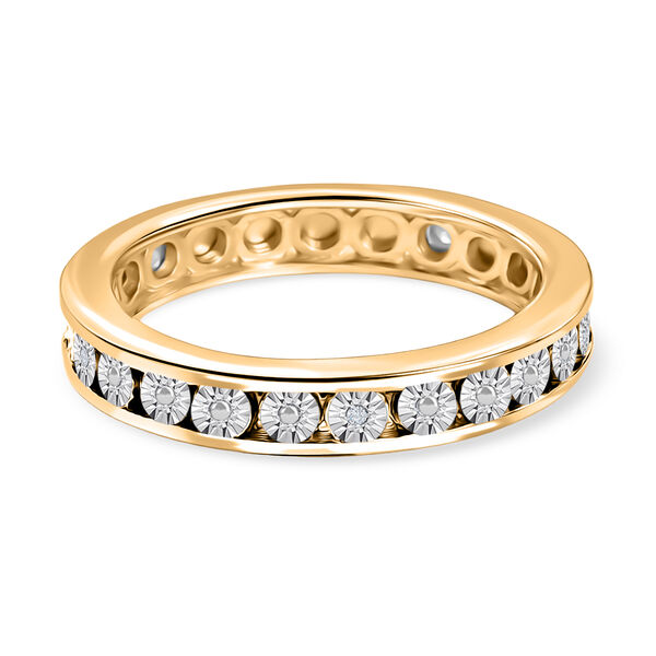 EVER TRUE Wei&szlig;er Diamant Ring Nickelfreies Messing (Gr&ouml;&szlig;e 17.00) image number 6