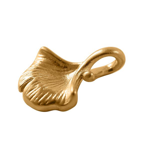Ginkgoblatt Anh&auml;nger in 999 Gold image number 2