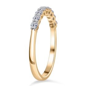 LUXURIANT DIAMOND - Lab Grown Diamant SI-GH SGL zertifiziert Ring 375 Gold (Größe 16.00) ca. 0.50 ct