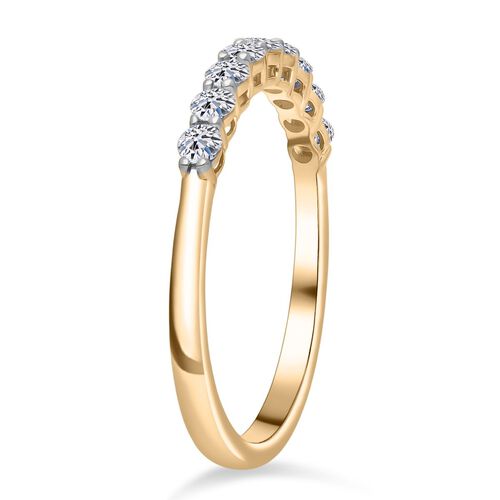 LUXURIANT DIAMOND - Lab Grown Diamant SI-GH SGL zertifiziert Ring 375 Gold (Größe 16.00) ca. 0.50 ct image number 2