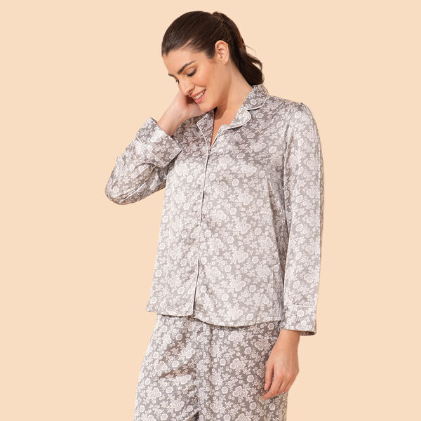 TAMSY - Damen Loungewear Set, Größe L 40, Grau image number 5