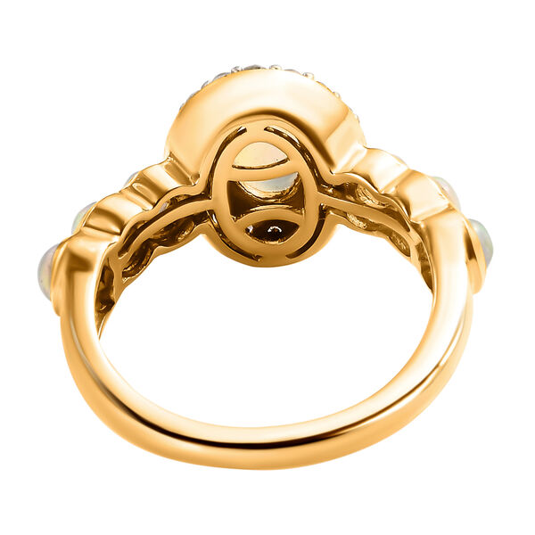 Nat&uuml;rlicher, &auml;thiopischer Opal-Ring - 1,30 ct. image number 6