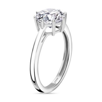 LUXURIANT SGL zertifizierter VS-EF Labor Oktillionschliff Diamant Ring in 950 Platin - 2 ct.
