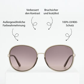 Sole und Luce - Swiss Eyewear - Ultra-Polarisierte UV400 Sonnenbrille, Grau