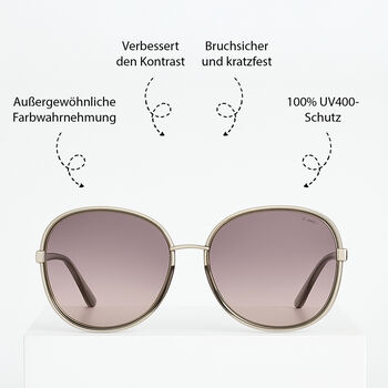 Sole und Luce - Swiss Eyewear - Ultra-Polarisierte UV400 Sonnenbrille, Grau