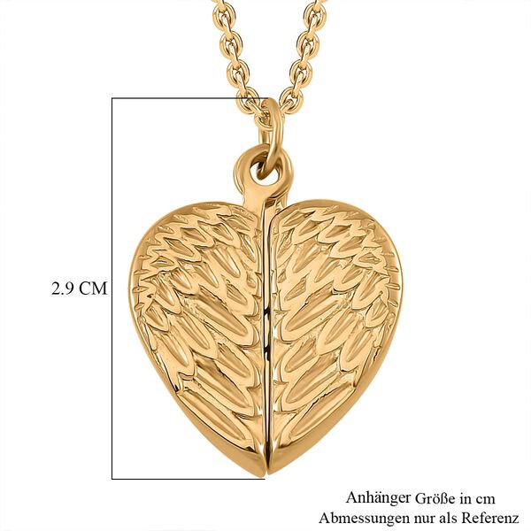 Reiner Edelstahl IP-GelbbeschichtungHalskette ca. 60 cm ca. 10,00g image number 5