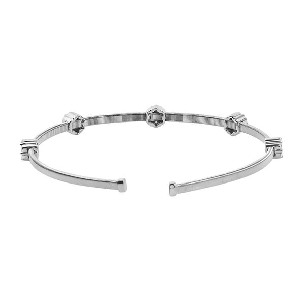 Moissanit Armreif, 19 cm - 1,20 ct. image number 6