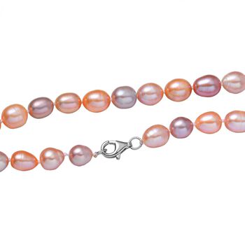 Mehrfarbige S&uuml;&szlig;wasser Perle Halskette, 91 cm