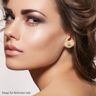ILIANA AAA gelbe Saphir und Diamant-Halo-Ohrstecker in 750 Gold, 2,45 ct. image number 1
