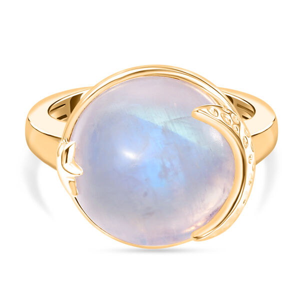 D'Joy AA Regenbogen Mondstein Ring und Anh&auml;nger mit 50cm Kette image number 7