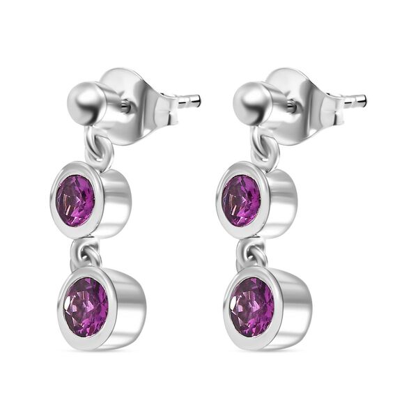 AAA Radiant Ember Granat Ohrringe - 0,98 ct. image number 4