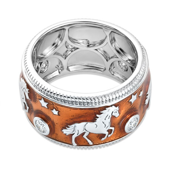 LUXURIANT DIAMOND - Lab Grown Diamant SI-GH Ring 925 Silber rhodiniert (Gr&ouml;&szlig;e 17.00) ca. 0,26 ct image number 5