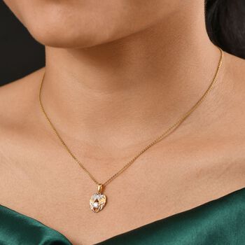 D&rsquo;Joy zweifarbiger Moissanit Anh&auml;nger - 0,20 ct.