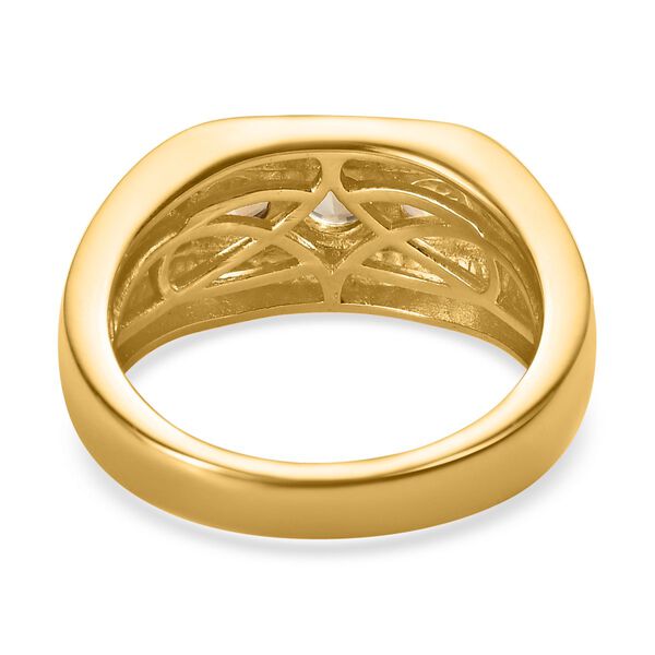 Natürlicher, goldener Tansanit-Ring - 1,16 ct. image number 6