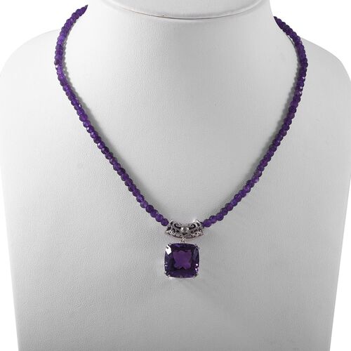 Afrikanisches Amethyst-Schmuckset - 73,33 ct. image number 1