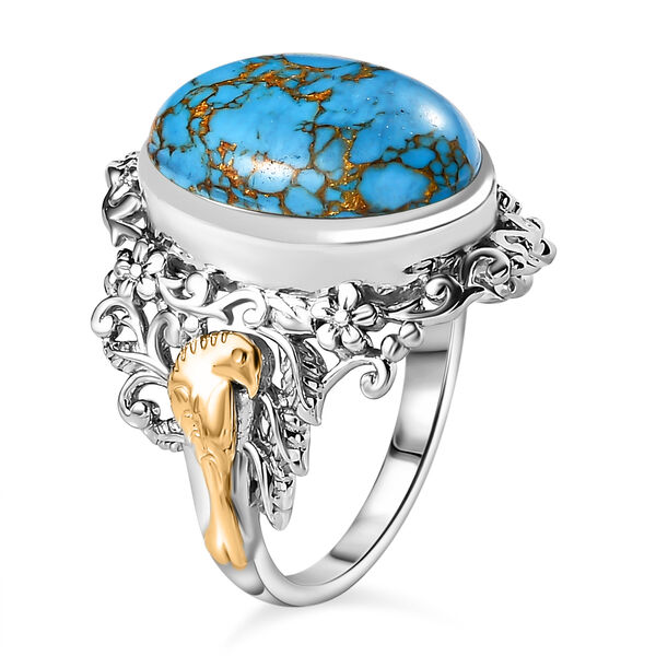 Blauer Mojave Türkis-Ring - 9,07 ct. image number 5