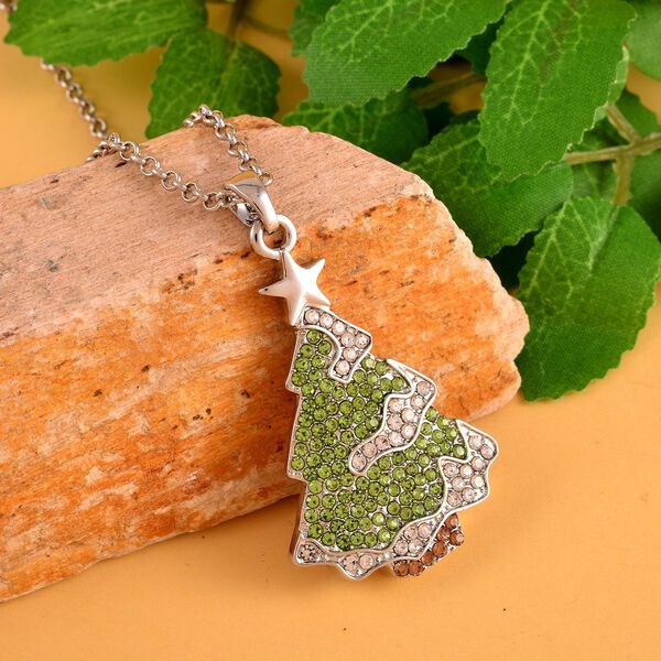 Mehrfarbiger Kristall-Anhänger mit 50+5cm Kette - 2,80 ct. image number 3