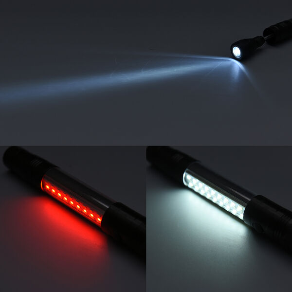 Multifunktionale LED Taschenlampe, 3xAAA Batterie (nicht inkl.), Schwarz image number 2