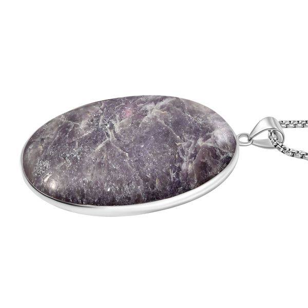 Lepidolith Anhänger mit 50cm Kette - 300 ct. image number 3