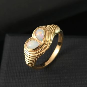 D'Joy AA Nat&uuml;rlicher, &auml;thiopischer Welo Opal Ring - 0,53 ct.