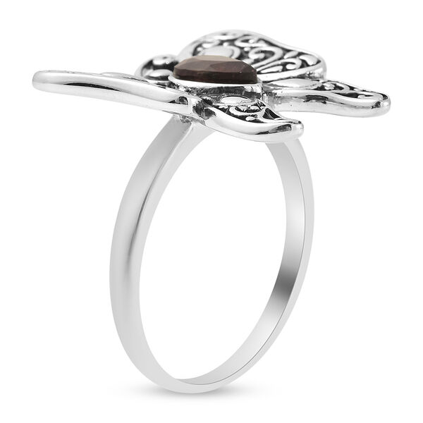 Roter Granat-Schmetterling-Ring - 2 ct. image number 5