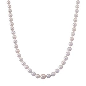 D'Joy weiße Edison Perle 60cm Halskette