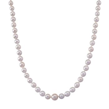 D'Joy wei&szlig;e Edison Perle 60cm Halskette