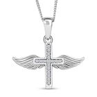 Moissanit Schmuckset 925 Silber rhodiniert ca. 0.12 ct