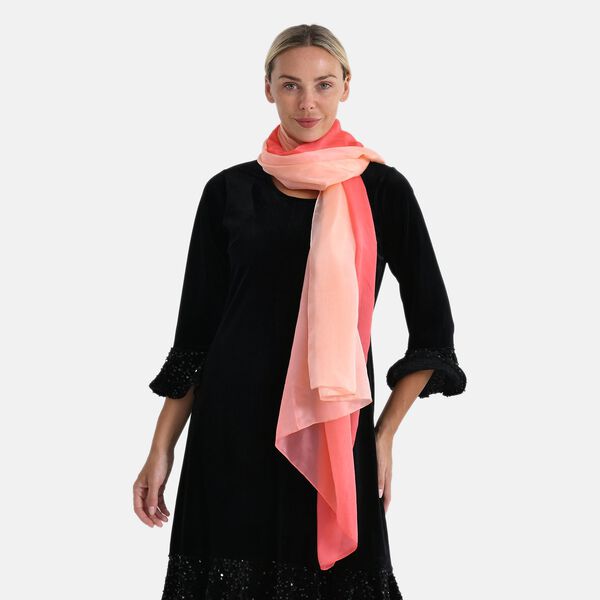  LA MAREY signature 100% silk scarf108*110cmweight:40gcolor:redMaterial:100% Mulberry silk image number 4