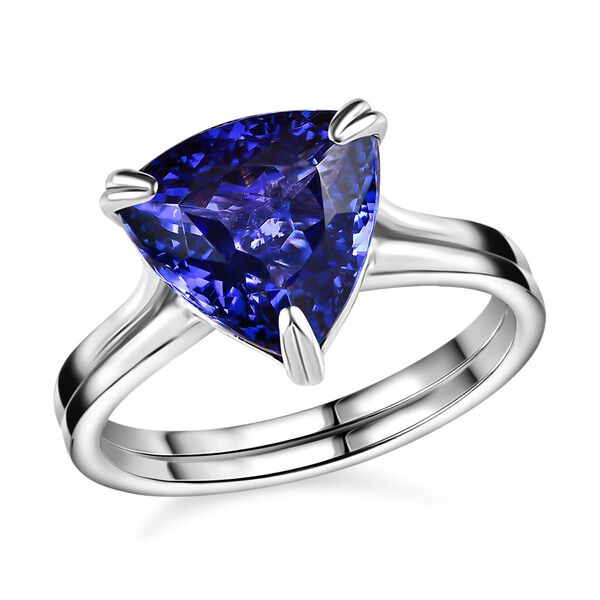 RHAPSODY AAAA Tansanit und VS EF Diamant Ring in 950 Platin - 4,88 ct. image number 3