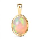 2er-Set- natürlicher, äthiopischer Welo Opal-Ring und Anhänger - 1,15 ct. image number 5