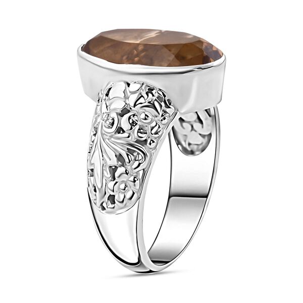 Royal Bali - Citrin Ring, 925 Silber, (Gr&ouml;&szlig;e 20.00), ca. 7.67 ct image number 3