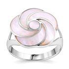 Perlmutt Ring 925 Silber (Größe 17.00)