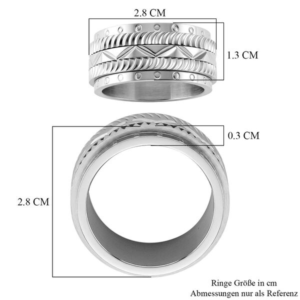 316L Edelstahl Ring (Gr&ouml;&szlig;e 16.50) ca. 12,00g image number 5