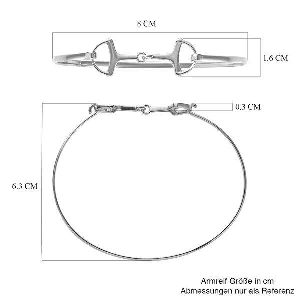 Trensen-Armband in platiniertem Silber image number 6