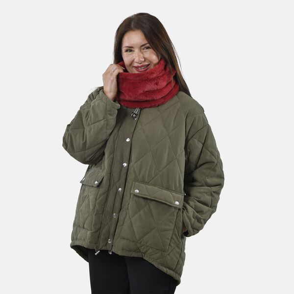 2-in-1 Infinity Schal, Burgunder image number 3