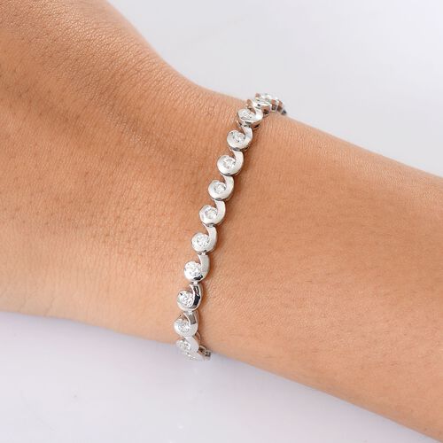 LUXURIANT DIAMOND - Lab Grown Diamant SI Armband ca. 19 cm 925 Silber rhodiniert ca. 2.51 ct image number 2