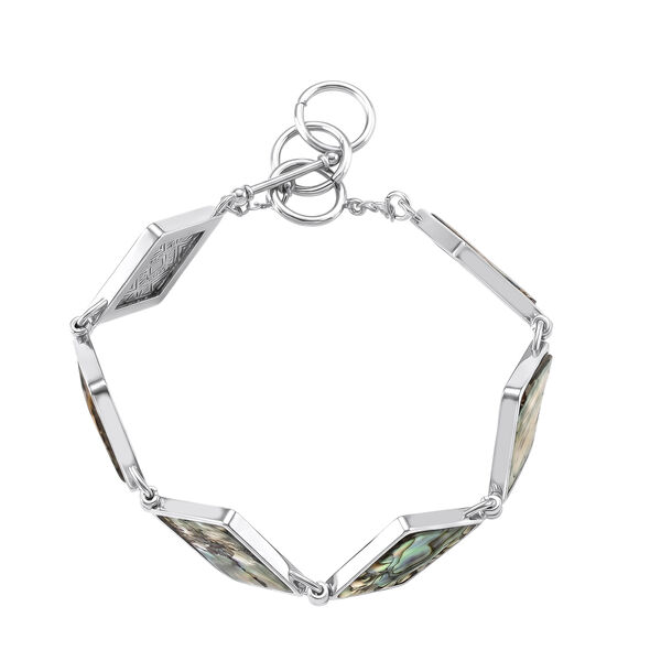 Abalone Muschel Armband ca. Flexibles cm Nickelfreies Messing ca. 75.00 ct image number 4