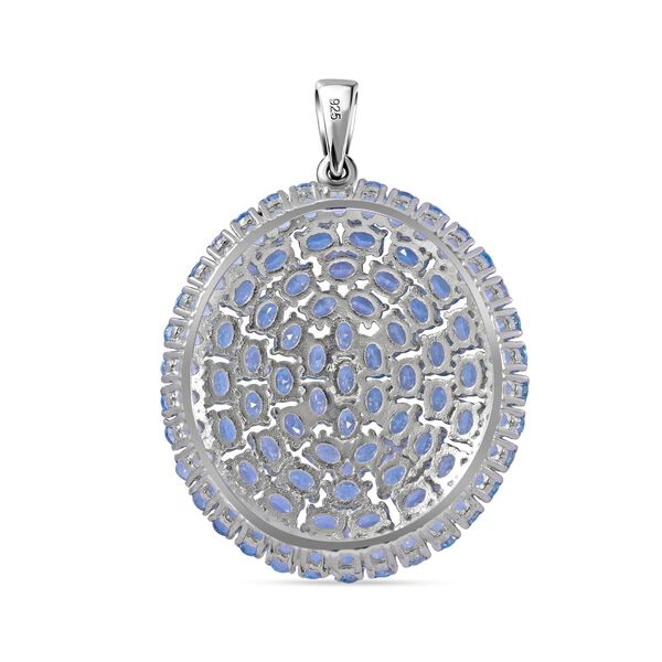 Himmelblauer Topas Anhänger, 925 Silber rhodiniert, ca. 17.79 ct image number 2