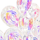 Dekorative Kristallglas Pfaufigur auf ovalem Ständer, Größe 12.5x8x10 cm, Transparent image number 4