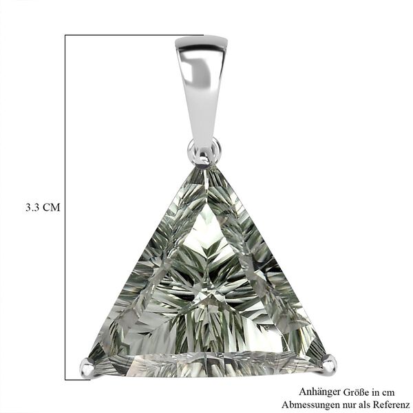 Prasiolith Anh&auml;nger - 24,92 ct. image number 6