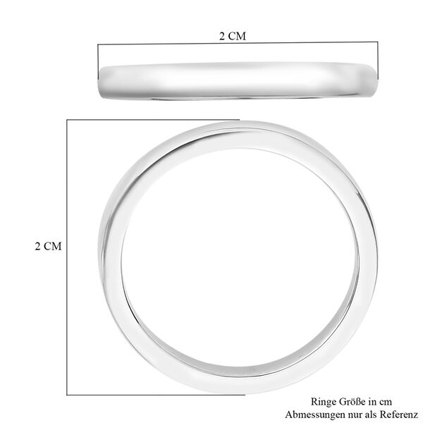 RHAPSODY Band-Ring, 950 Platin  ca. 4.40g image number 6
