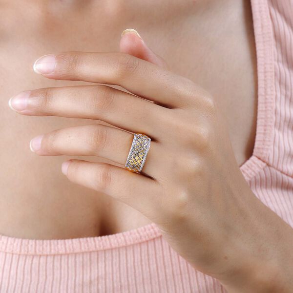 Wei&szlig;er Diamant-Ring - 0,10 ct. image number 3