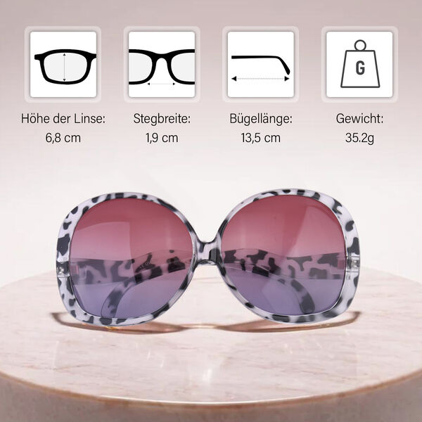 Sonnenbrille mit UV400 Schutz, grau image number 3